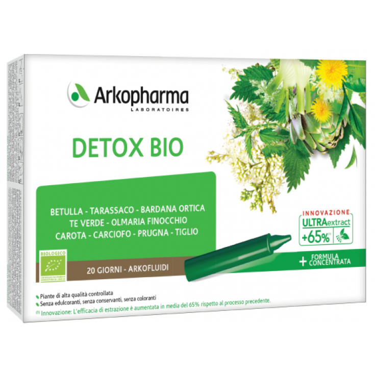 Arkofarm Arkofluidi Us Biological Detox 20 Bottles