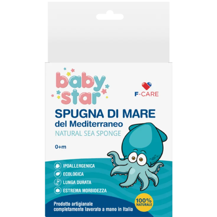 Baby Star Mediterranean Sea Sponge 1 Piece