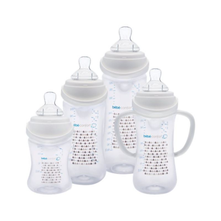 Bébé Confort Perfect Sense Glass Baby Bottle With T1 270ml Silicone Teat