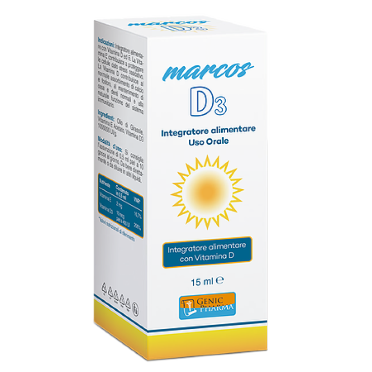 Genic Pharma Marcos D3 Food Supplement 15ml