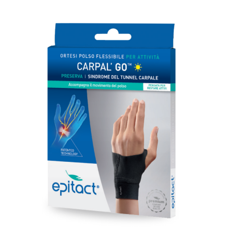 Epitact® Carpal'Go ™ Flexible Wrist Orthosis for Right Carpal Tunnel Syndrome Size S 1 Piece