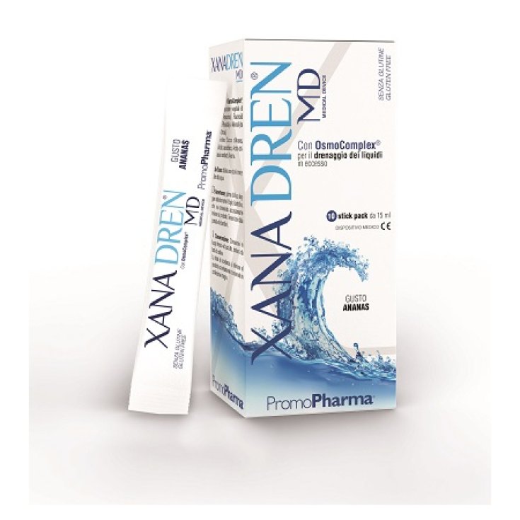 PromoPharma Xanadren Md Food Supplement Pineapple Taste 10 Sticks Of 15ml