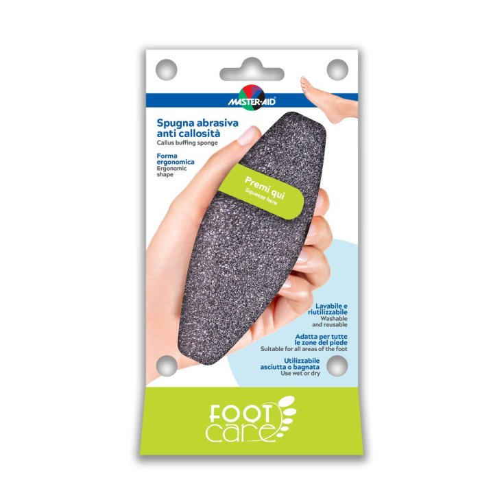 Master-Aid® Foot Care Abrasive Sponge Anti Callosity 1 Piece Master-Aid® Foot Care Abrasive Sponge Anti Callosity 1 Piece