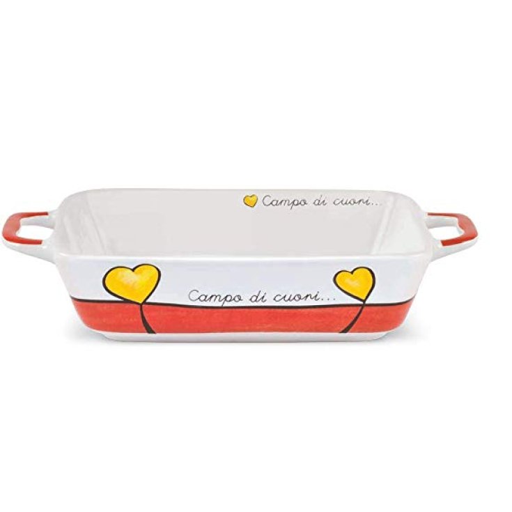 Egan Field Of Hearts Small Red Baking Dish 1 Piece