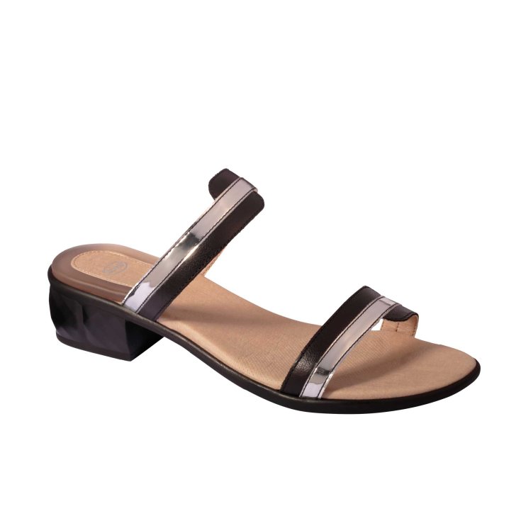 Dr. Scholl Astrid Leather + synt Black / Silver 40