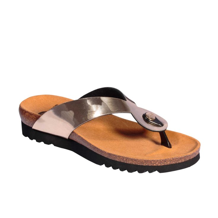 Dr. Scholl Kenna Synthetic Printed Platinum 36
