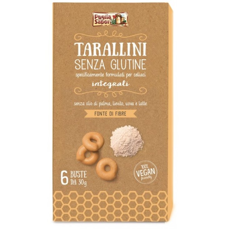 Puglia Flavors Wholemeal Tarallini Gluten Free 180g