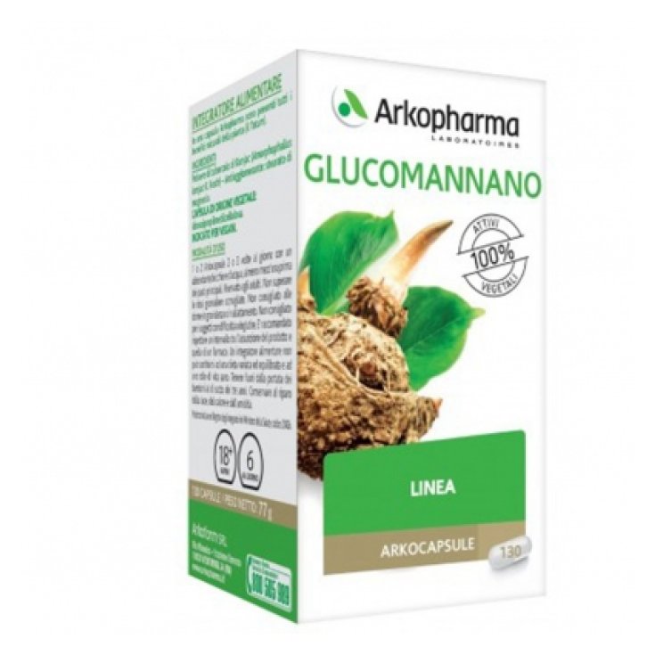 Arkopharma Arkocapsule Glucomannan - Food Supplement Line 130 Capsules
