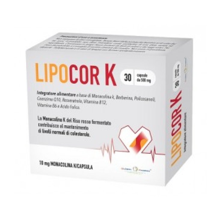 Lipocor K Food Supplement 30 Capsules