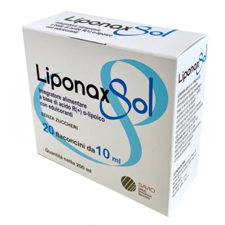 Savio Liponax Sol Food Supplement 20 Vials 10ml