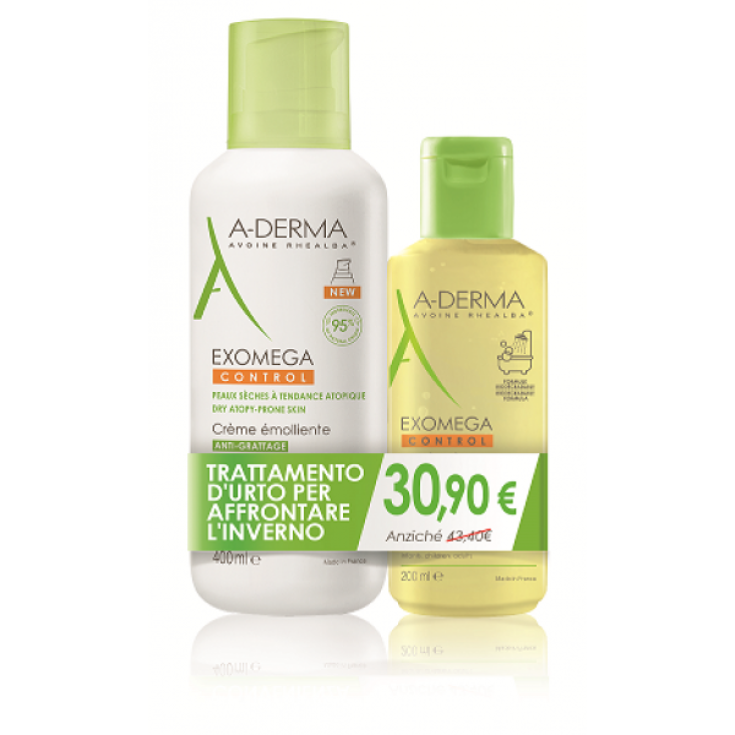 Aderma Exomega Control Cream 400ml + Washing Oil 200ml