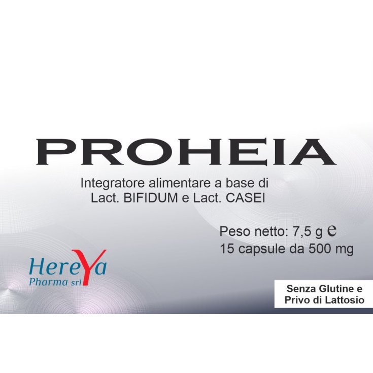 Hereya Pharma Proheia Food Supplement Gluten Free 15 Capsules