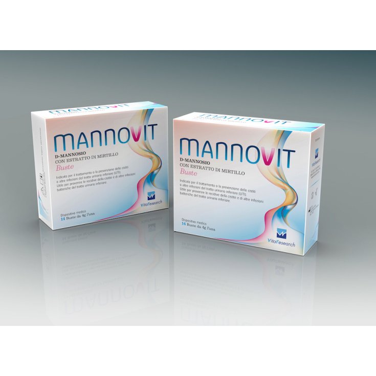 Vita Research Mannovit Food Supplement 14 Sachets Of 4g