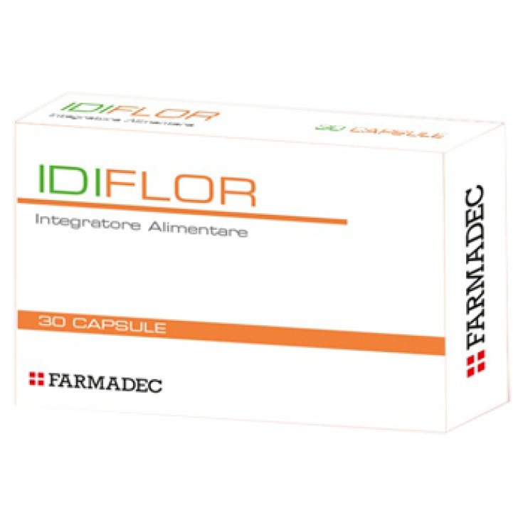 Farmadec IdiFlor Food Supplement 30 Capsules 500mg