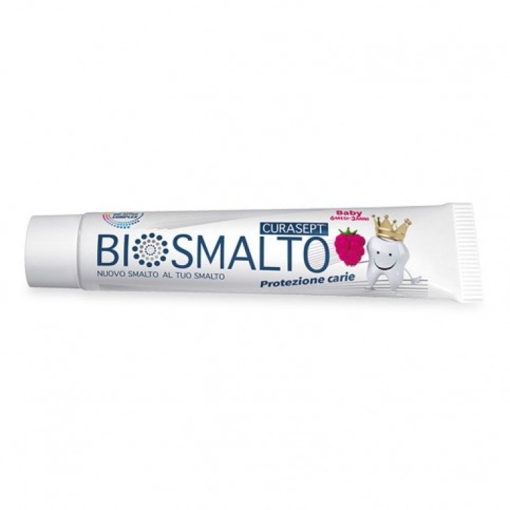 Curasept Biosmalto Baby Toothpaste For Children 6-36m Without Fluoride 30ml