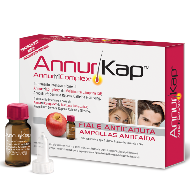 AnnurKap Anti-Hair Loss Vials 10 Single-dose Vials of 8 ml