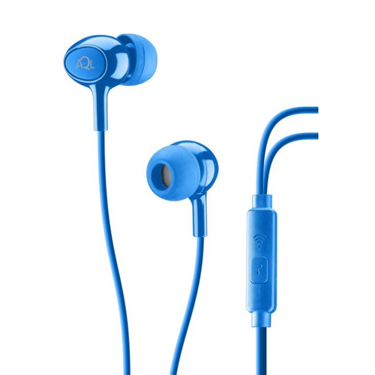 AQL Acoustic Pump Bass In-Ear Cellularline Blue 1 Pair