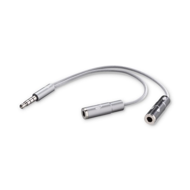 AQL Cable Audio Splitter 3,5mm Cellularline 1 Cable