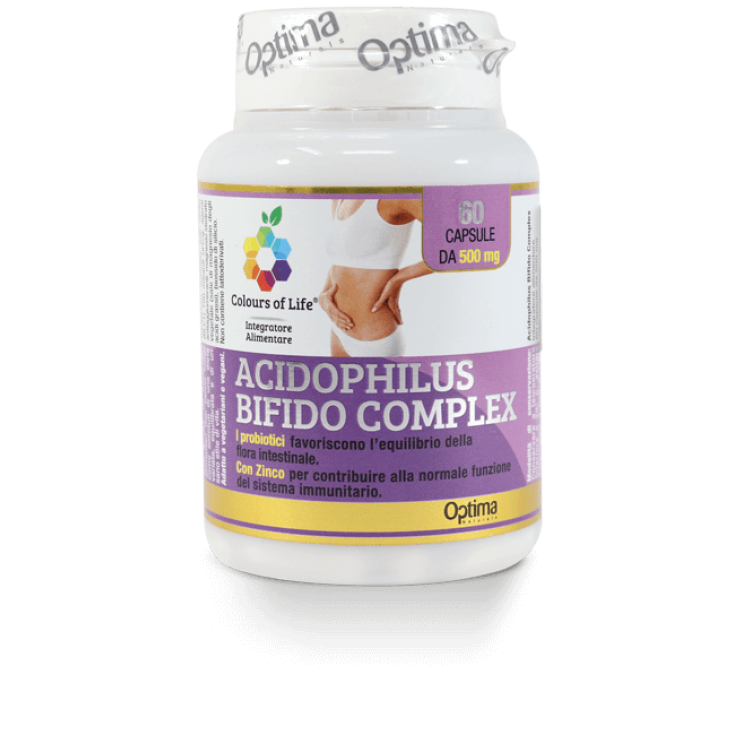 Acidophilus Bifido Complex Colors Of Life® Optima Naturals 60 Capsules