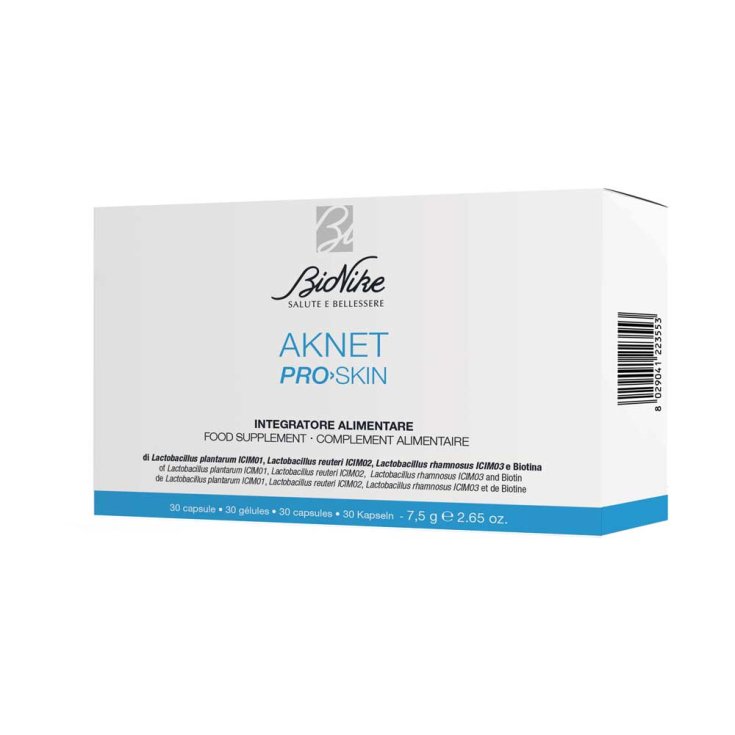 Aknet Pro-Skin BioNike Food Supplement 30 Capsules