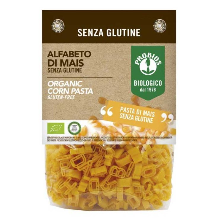 Alphabet Of Corn Gluten Free Pasta Probios 400g