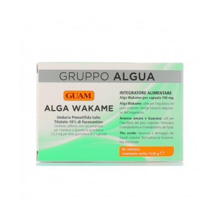 Wakame Seaweed Algua Guam Group 30 Tablets