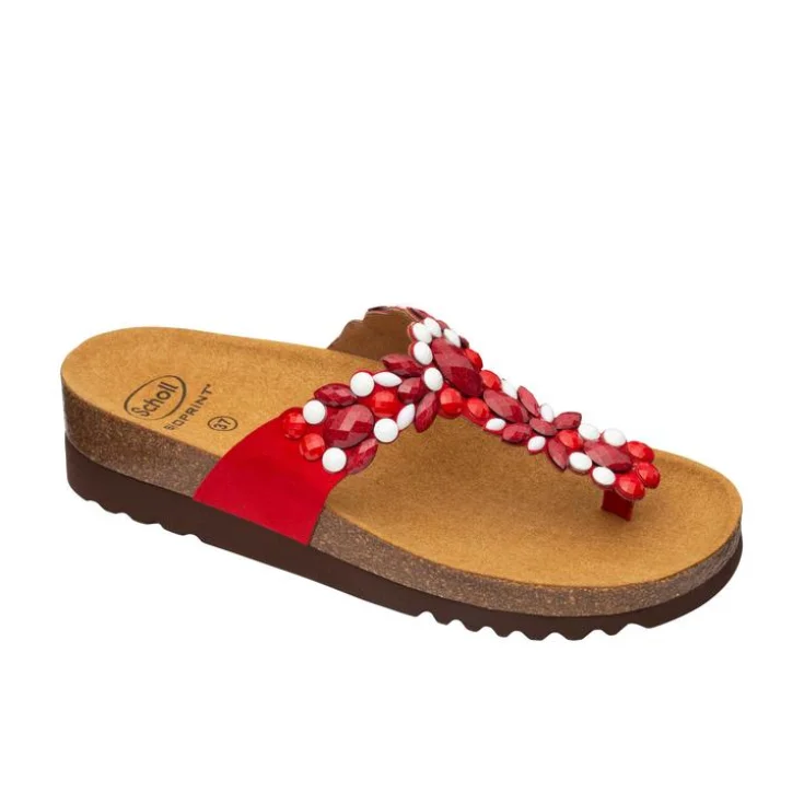 Alicia Flip-Flop MF + BEA W RED / WHITE 38 Dr. Scholl®