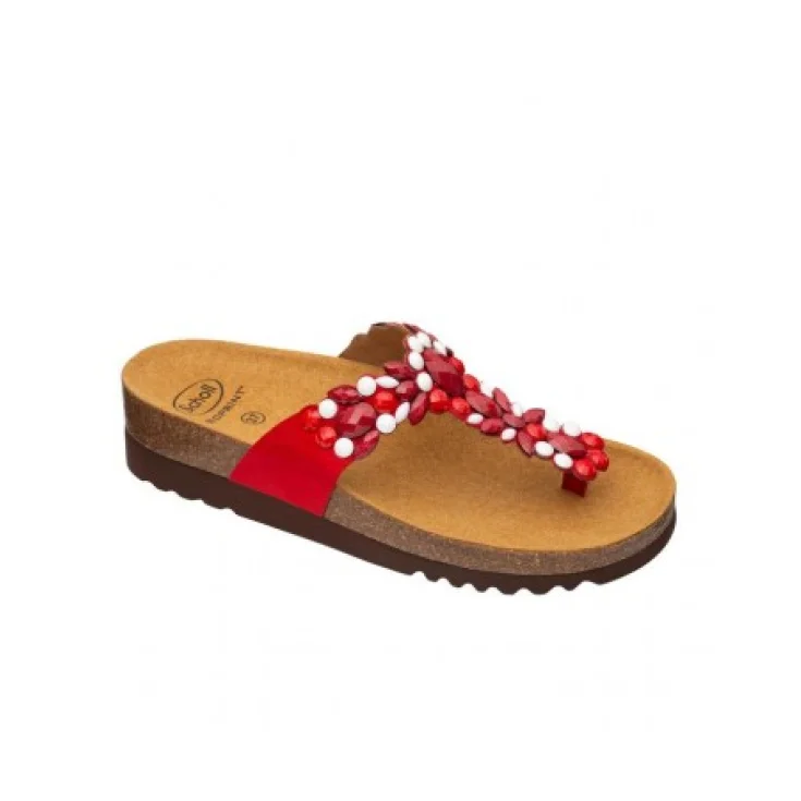 Alicia Flip-Flop MF + BEA W RED / WHITE 39 Dr. Scholl®