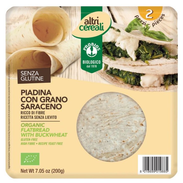 Other Cereals Piadina With Buckwheat Probios 2x100g