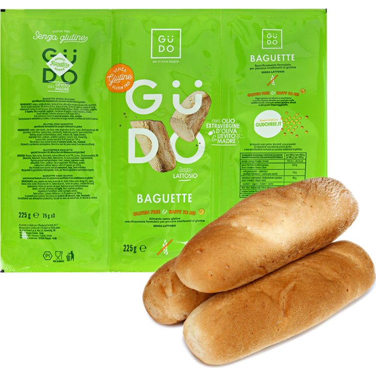 Gudo Organic Baguette 3x75g