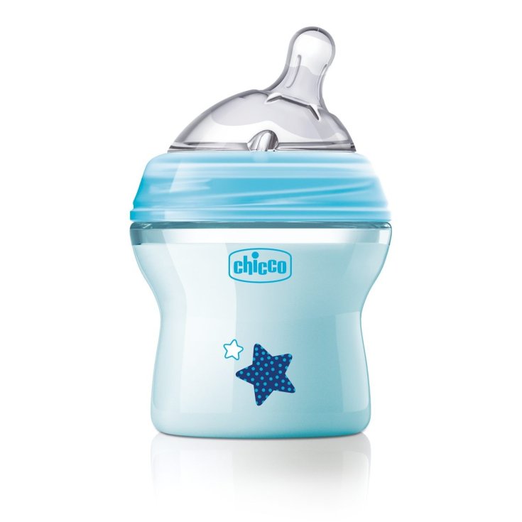 Chicco Baby Bottle Naturalfeeling Blue Bottle Normal Flow 150ml 0m