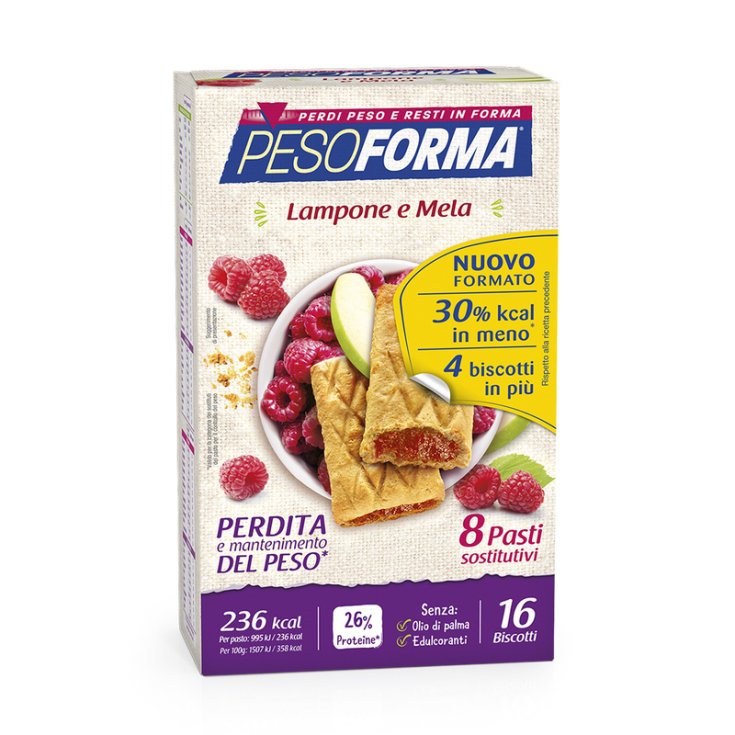Raspberry / apple biscuits Pesoforma 16 Pieces