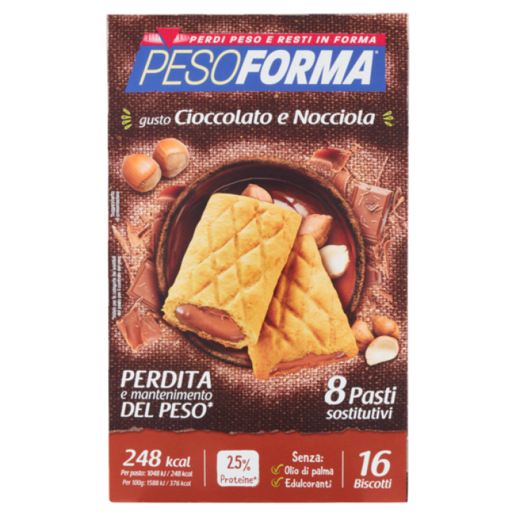 Pesoforma® Chocolate And Hazelnut Biscuit 16x33g