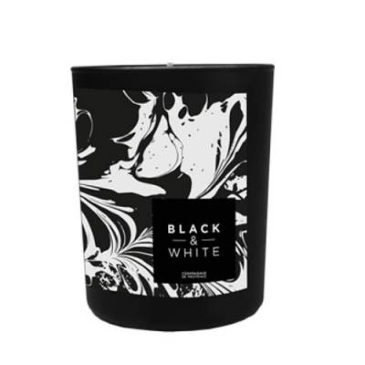 Black & White Scented Candle Thé Noir Compagnie De Provence 180g