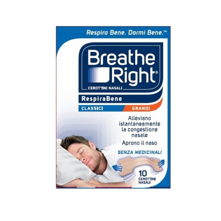 Breathe Right® Big Classic Nasal Patches 10 Pieces