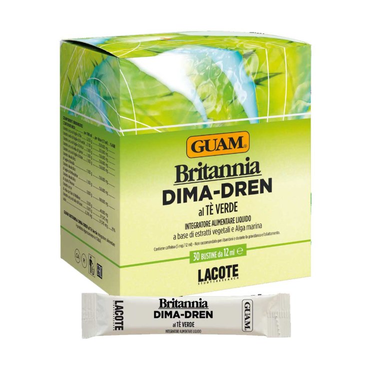 Britannia Dima-Dren Green Tea Guam 30 Sachets