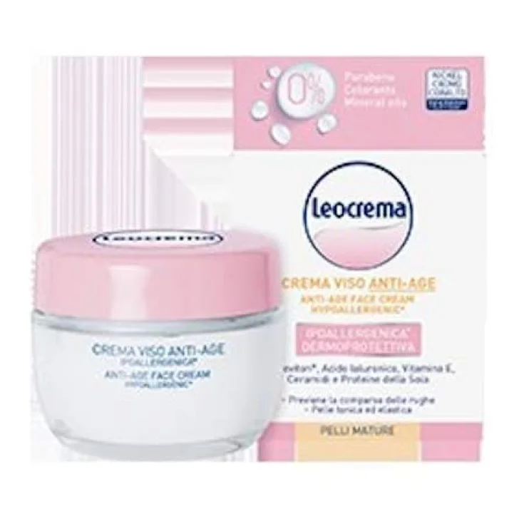 HYPOALLERGENIC ANTI-AGE FACE CREAM Leocrema 50ml