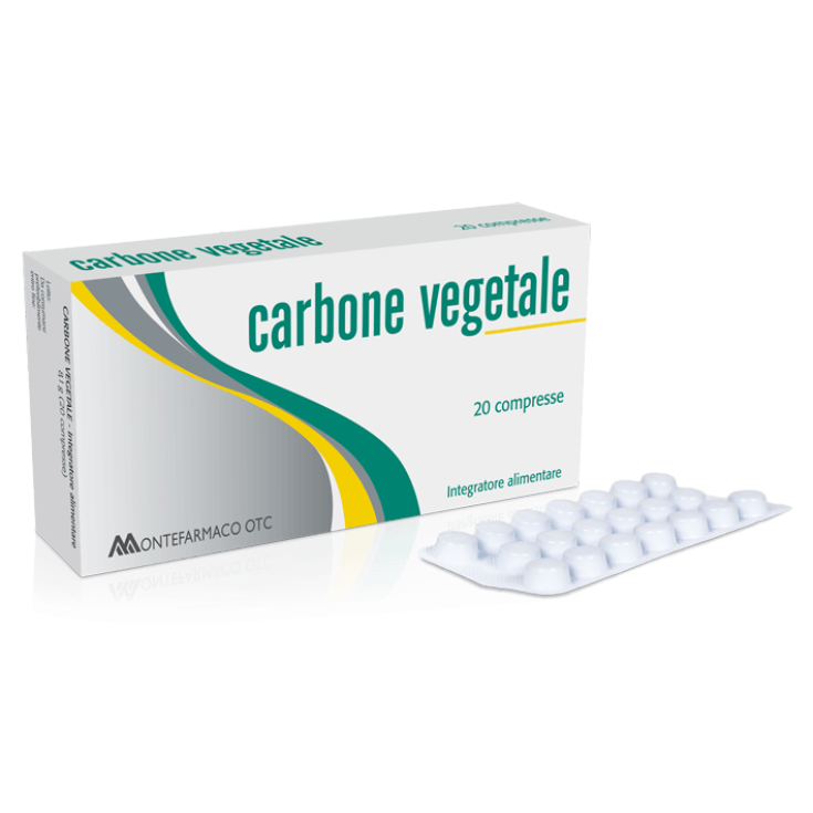 MONTEFARMACO Vegetable Charcoal 20 Tablets