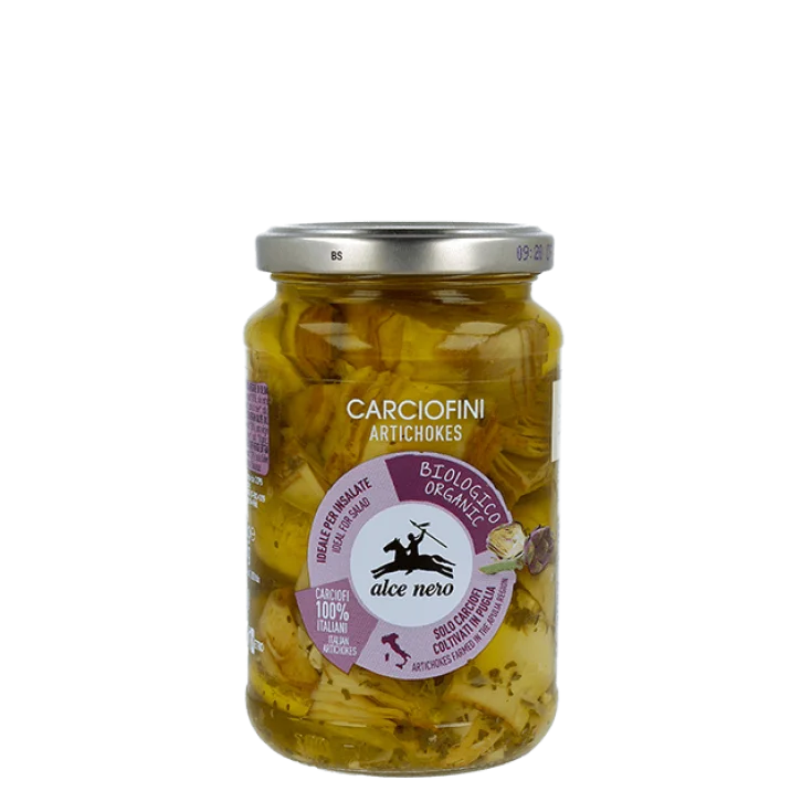 Alce Nero Organic Artichokes in Oil 330g