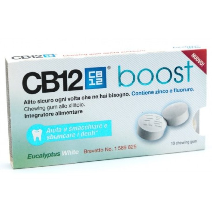 Cb12 Boost Eucalyptus 10 Chewing Gum