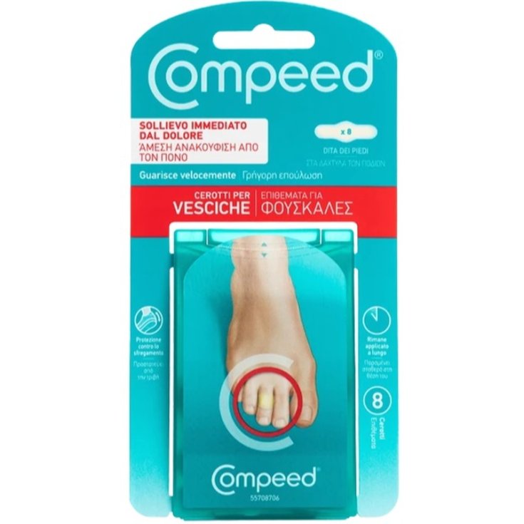 Compeed® Toe Blister Plasters 8 Pieces