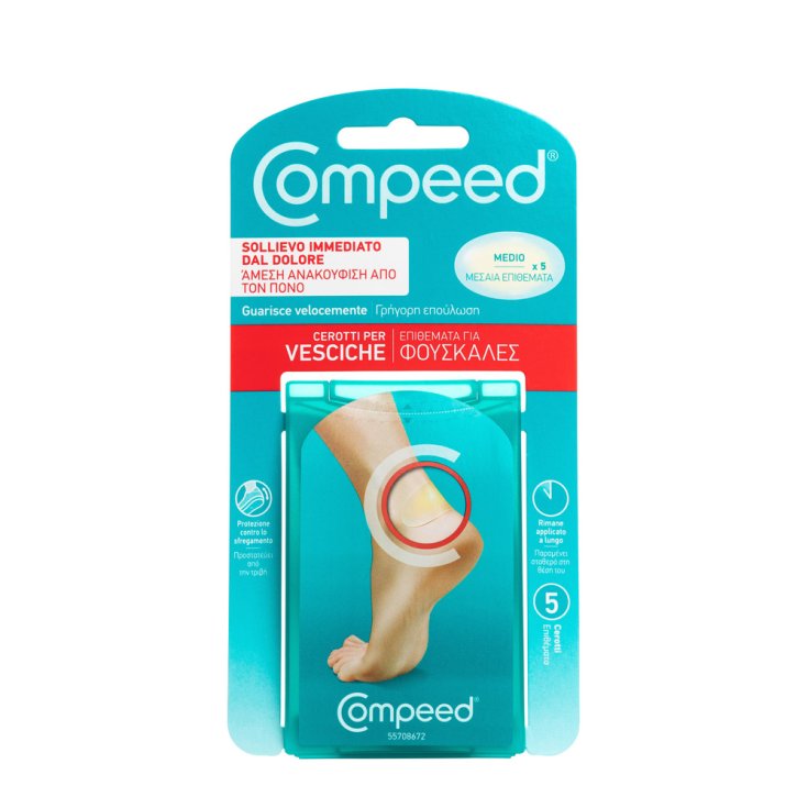 Compeed® Medium Format Blister Plasters 5 Pieces