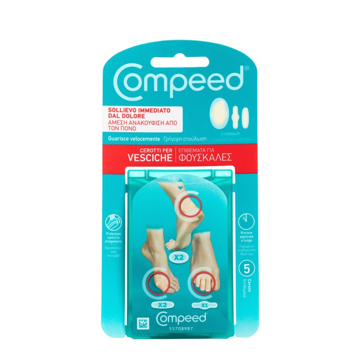 Compeed® Mixed Format Blister Plasters 5 Pieces
