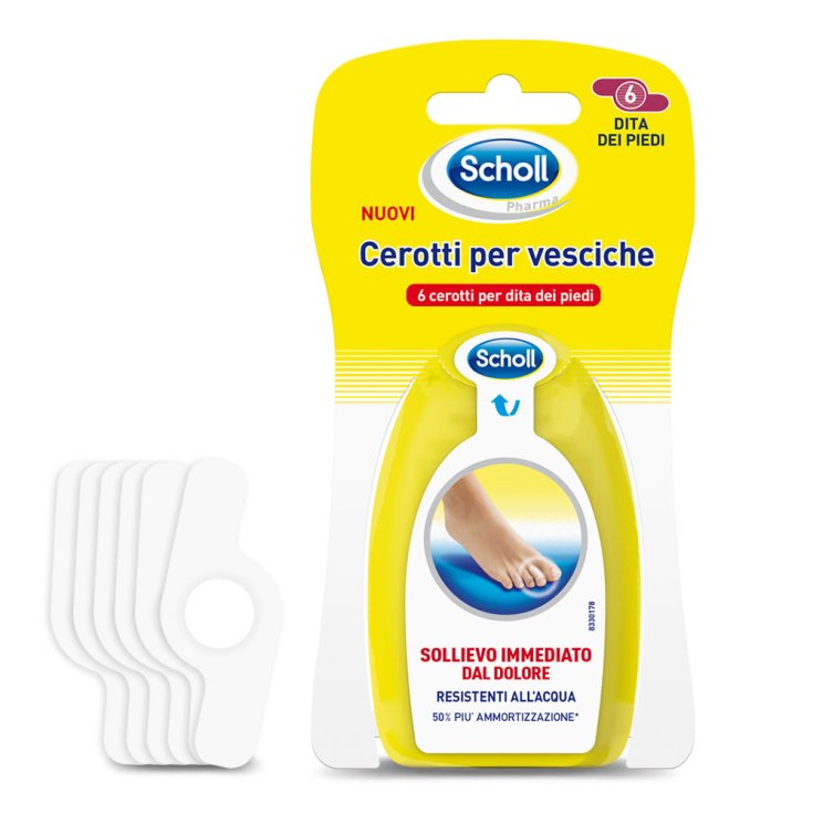 Scholl Blister Toe Patches 6 Pieces