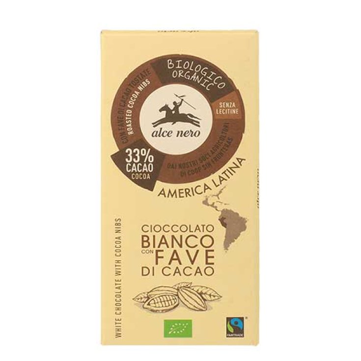 White Chocolate With Organic Cocoa Beans Alce Nero 100g