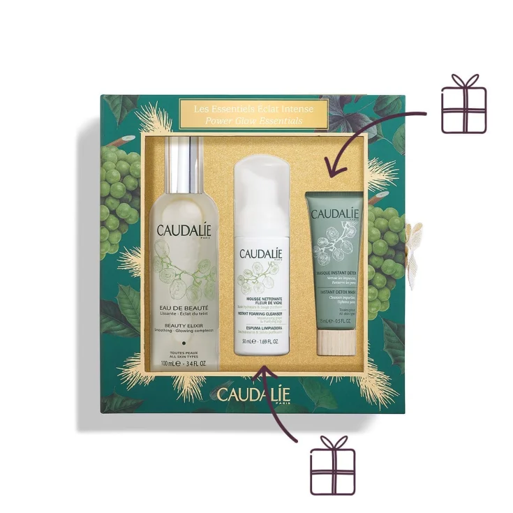 Casket of Essentials Luminosity Caudalìe Set 3 Products