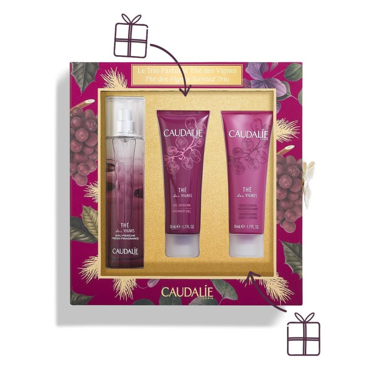 The Perfumed Trio Cult Thé Des Vignes Caudalìe Box Set 3 Products