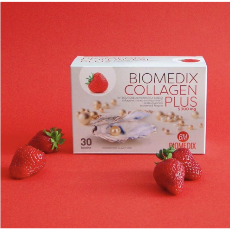 Collagen Plus Strawberry Biomedix 30 Sachets