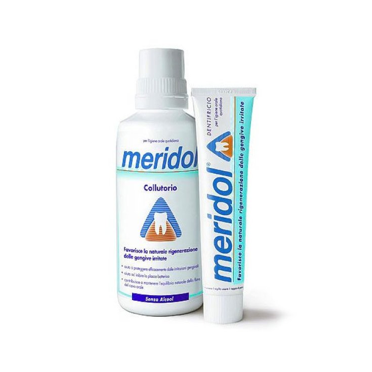 Meridol® Mouthwash + Toothpaste