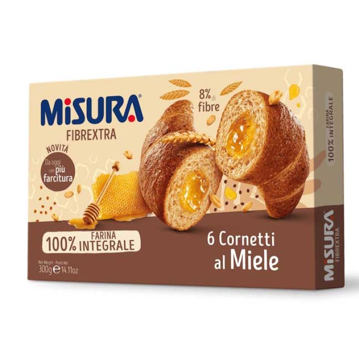 Cornetti Fiber Extra With Honey Misura® 300g